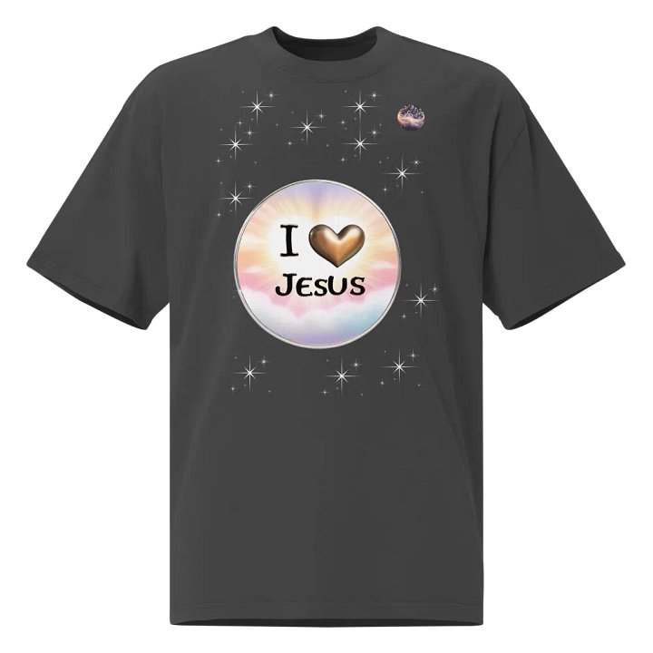 I Love Jesus Oversized T-Shirt product image (1)