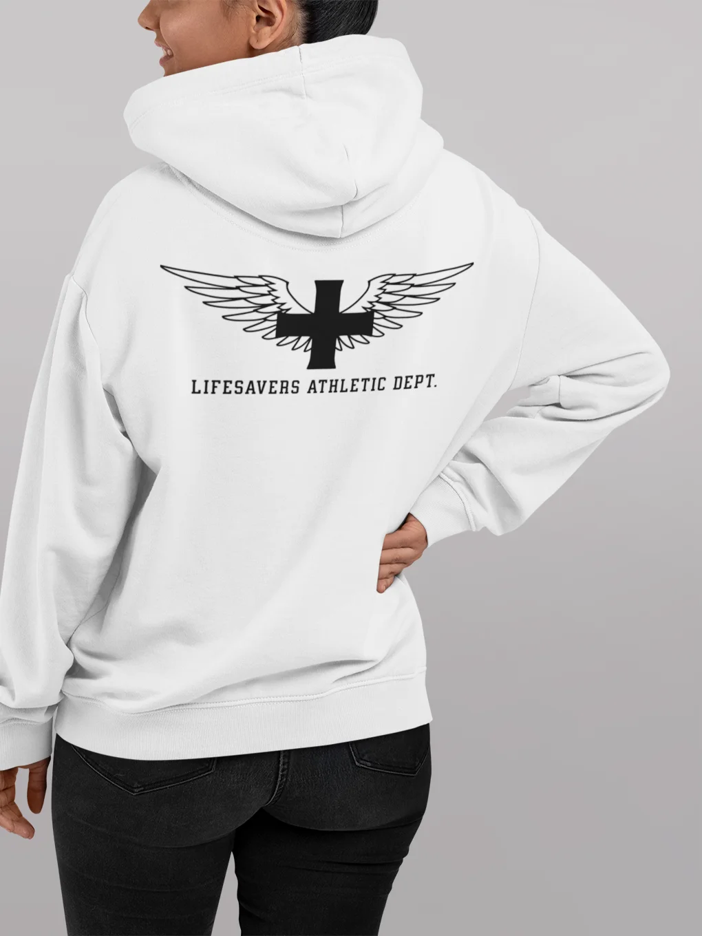 Bold "Healer" Winged Support Strategist Hoodie product image (31)