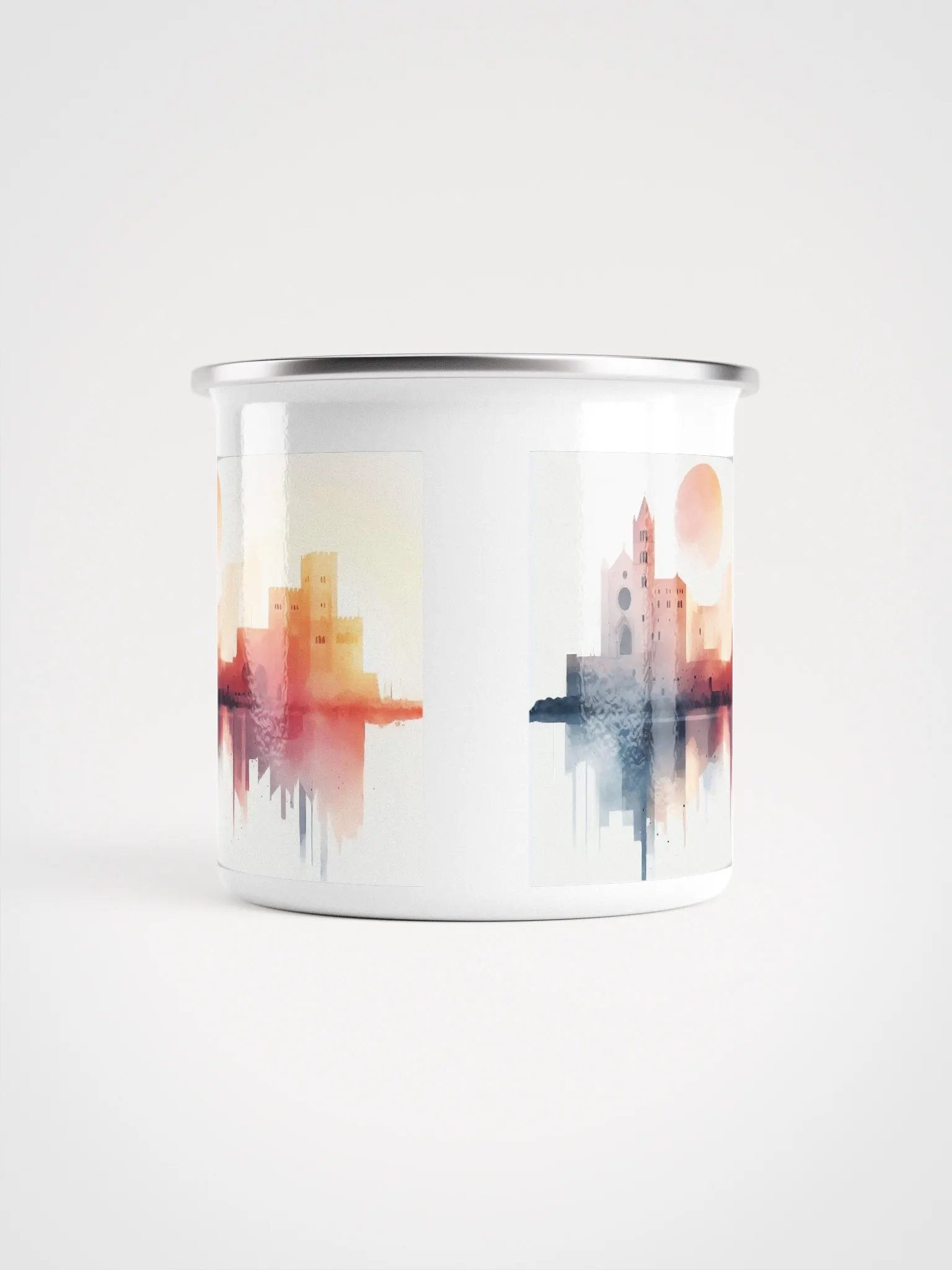 Fiery Sunset Enamel Mug product image (5)