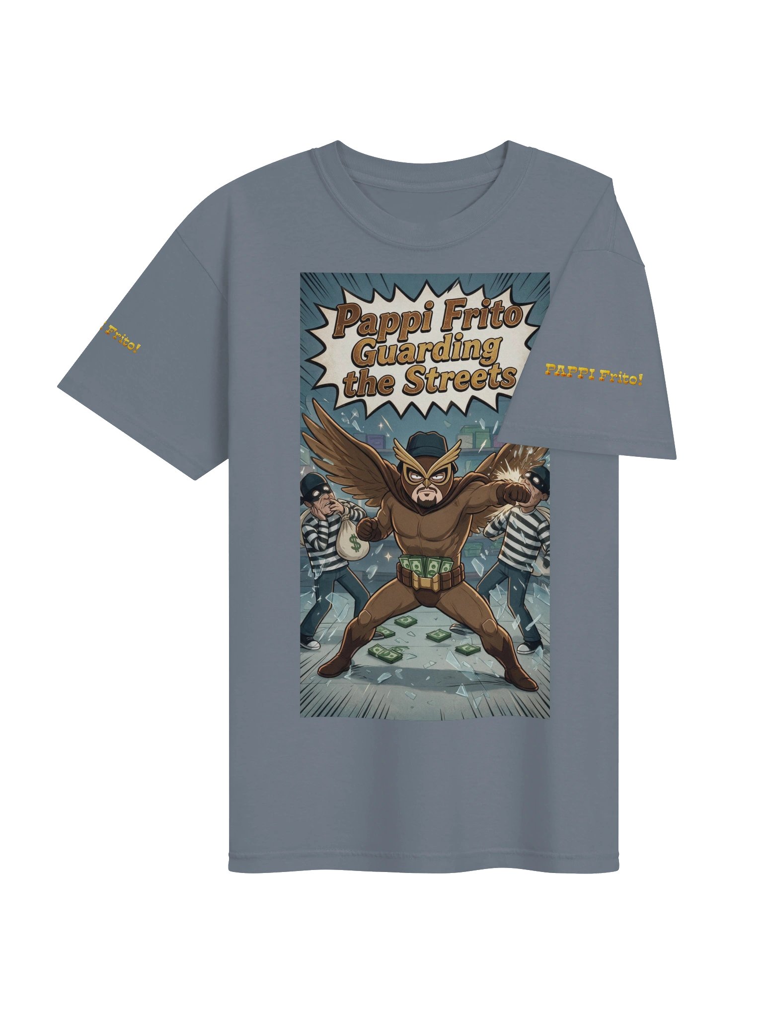 Pappi Frito Guards The Streets T-shirt product image (4)