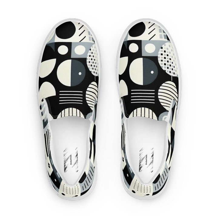 Abstract Geometric Women's Slip-On Shoes product image (1)