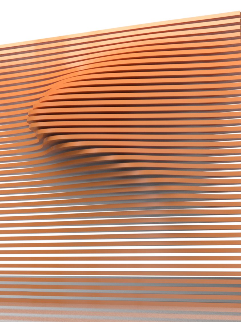 Parametric Wall Facade Design Grasshopper Rhino Files Download product image (2)
