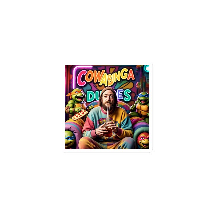 Cowabinga Turtles Die-Cut Magnets product image (1)