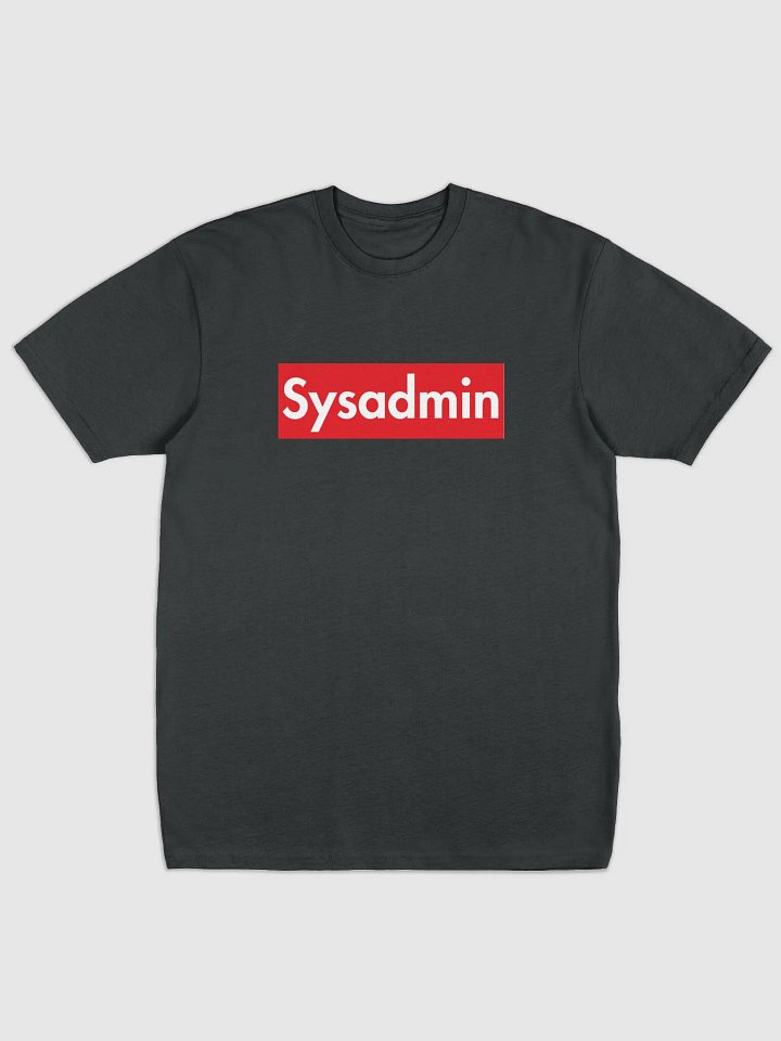 Sysadmin Cotton Tee product image (2)