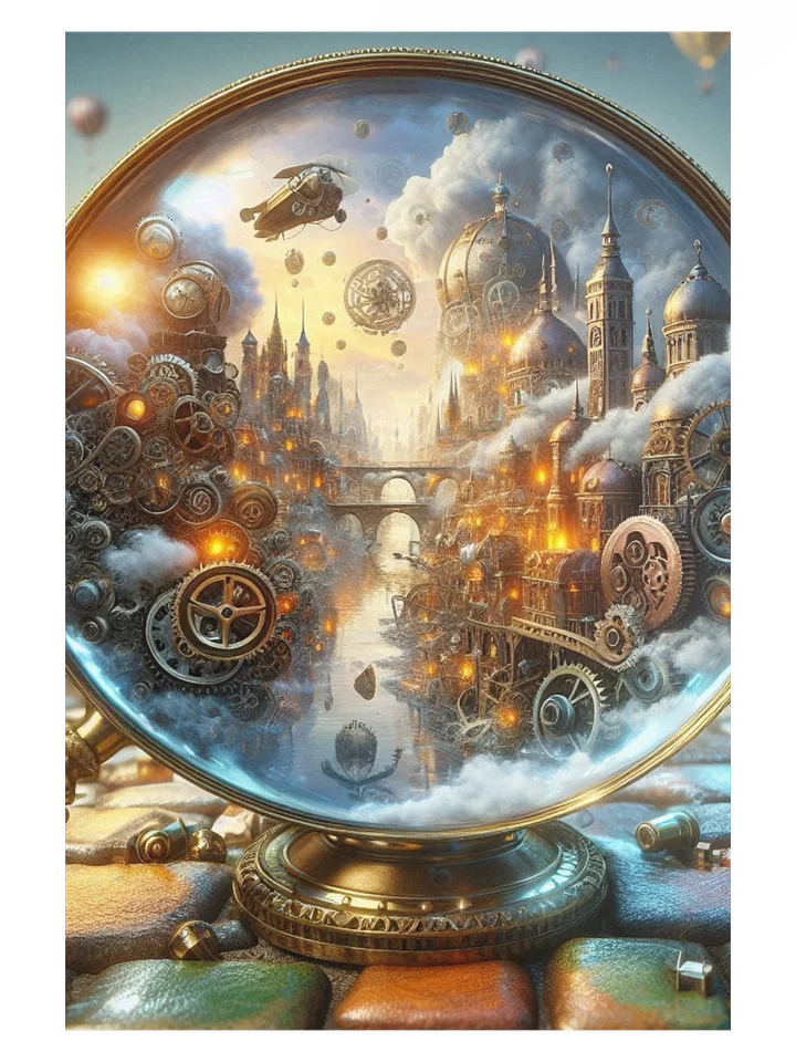 Looking Through a Magnifying Glass Enhanced Matte Paper Poster product image (1)