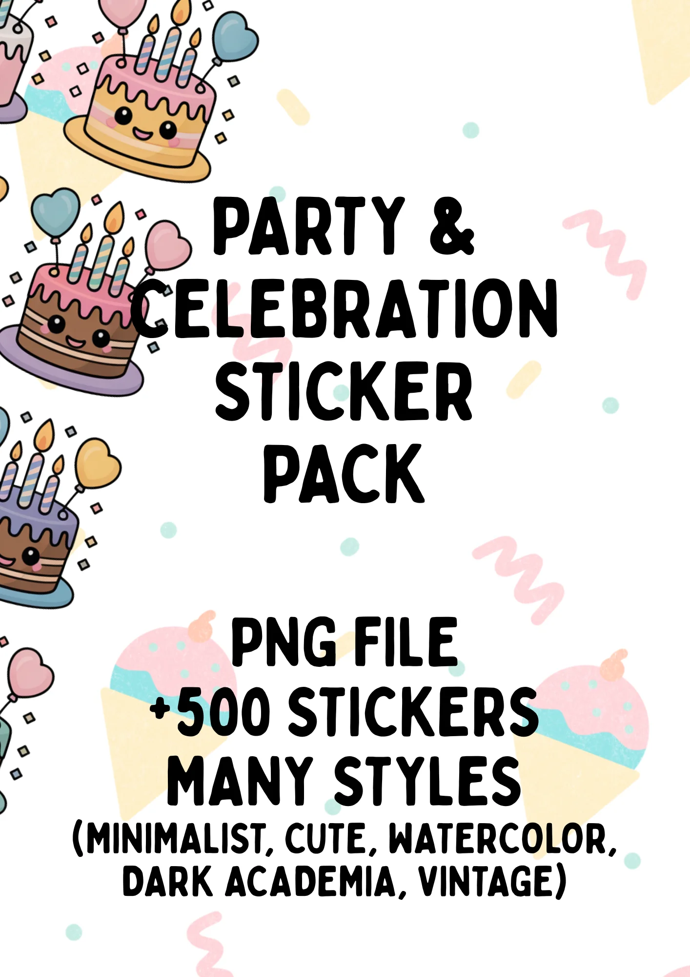 Party & Celebration Sticker Pack product image (1)