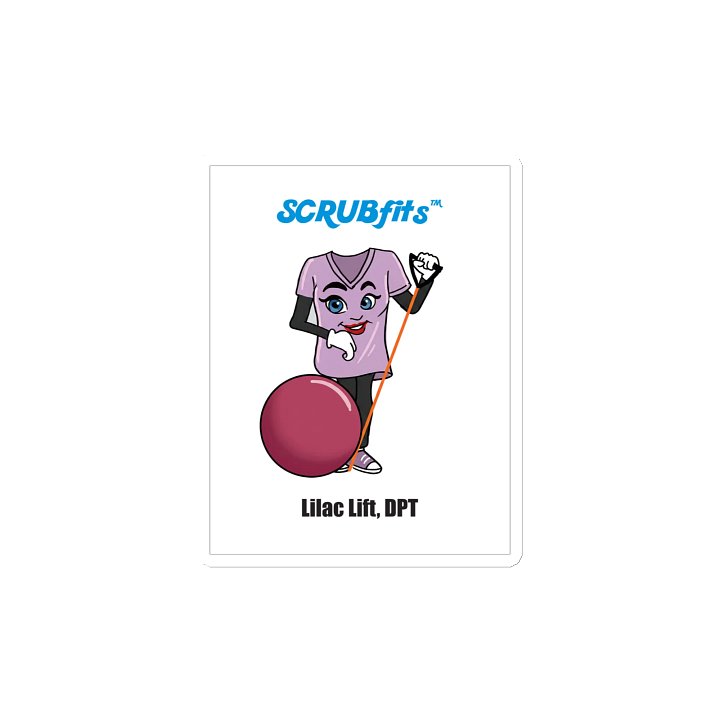SCRUBfit™ Lilac Lift, DPT Magnet product image (2)