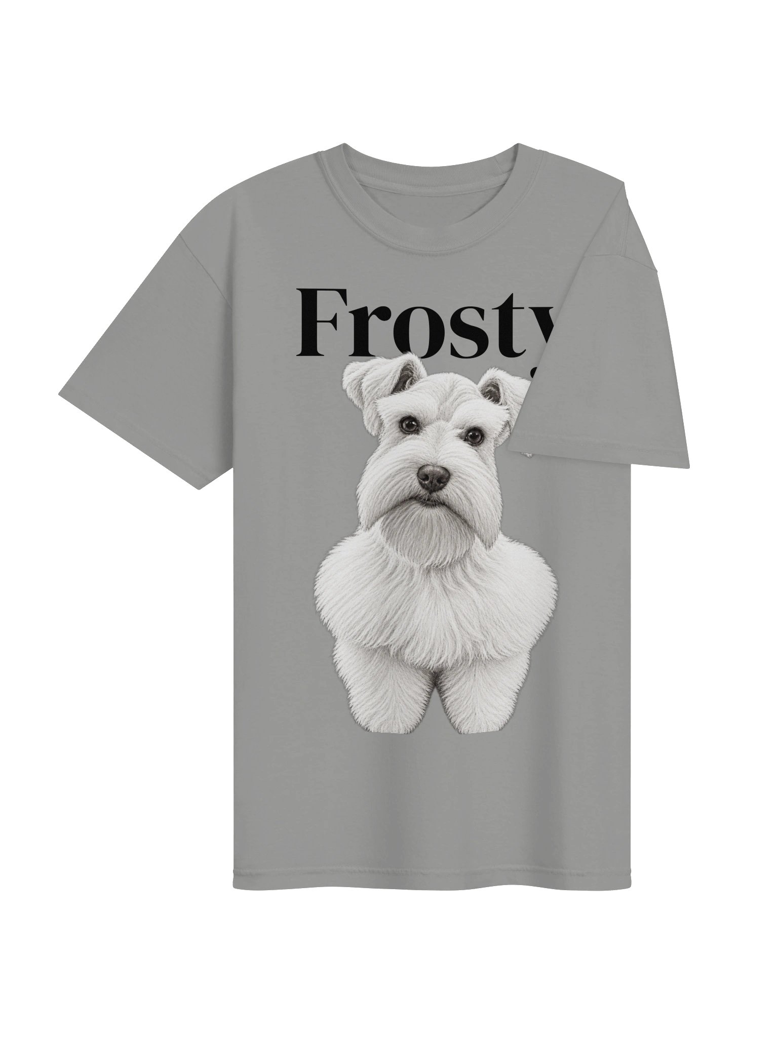 Custom Dog Portrait T-Shirt – Personalized Pet Photo & Name Tee product image (4)