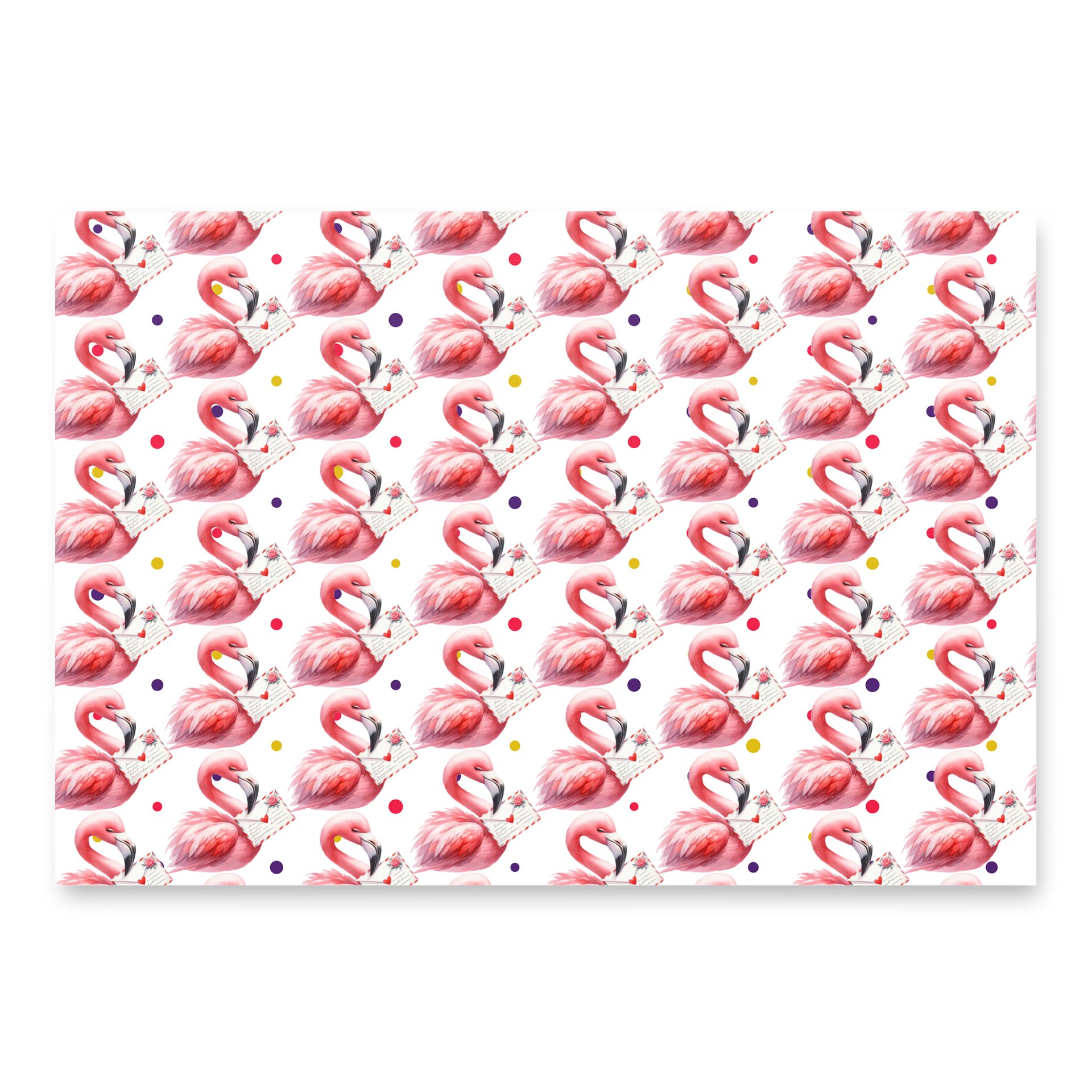 Flamingo Pattern Wrapping Paper Sheets (3) product image (5)