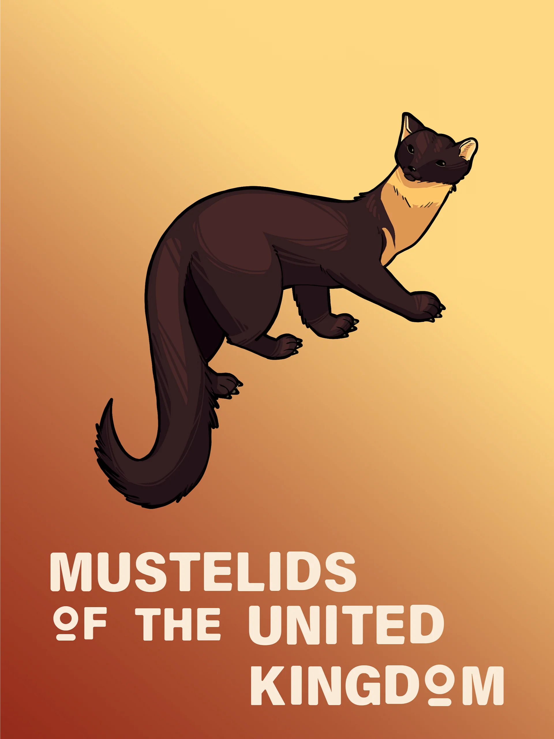 Mustelids of the UK - Illustrated Icon Pack product image (2)