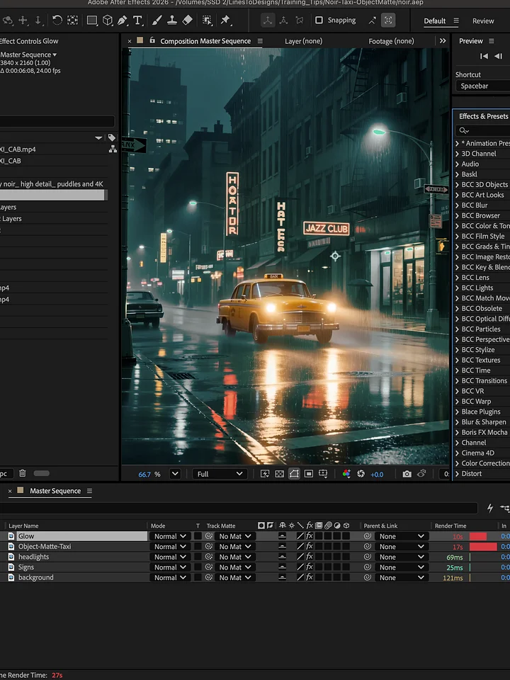The 1-Click Cinematic VFX Kit (Project Files) product image (2)