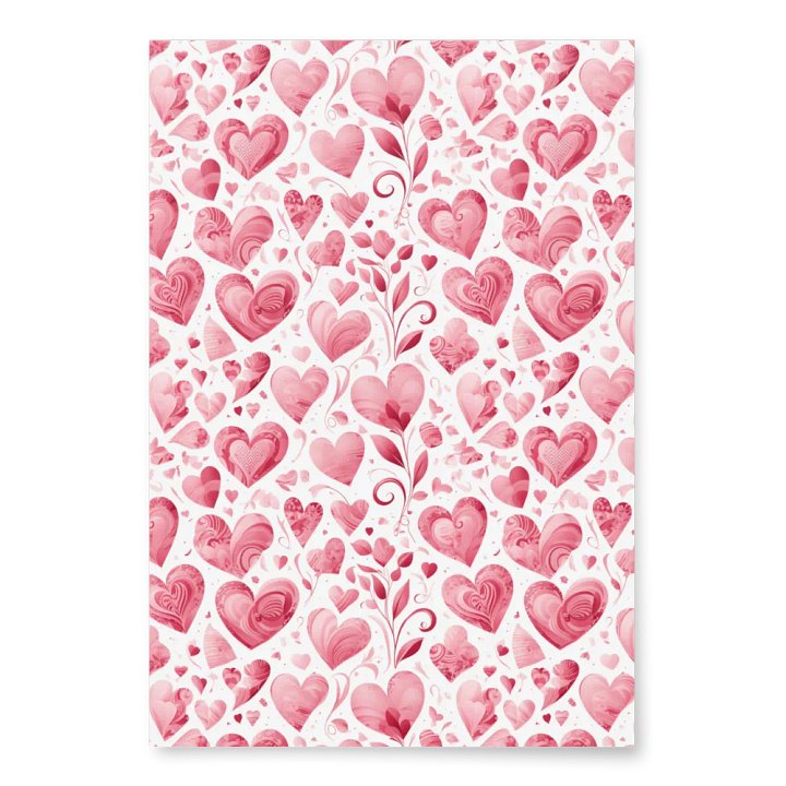 Pretty Hearts Wrapping Paper Set of 3 product image (2)