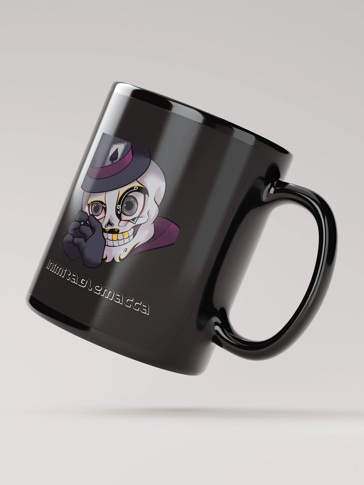Macca's Ban and sus emote on black mug product image (3)