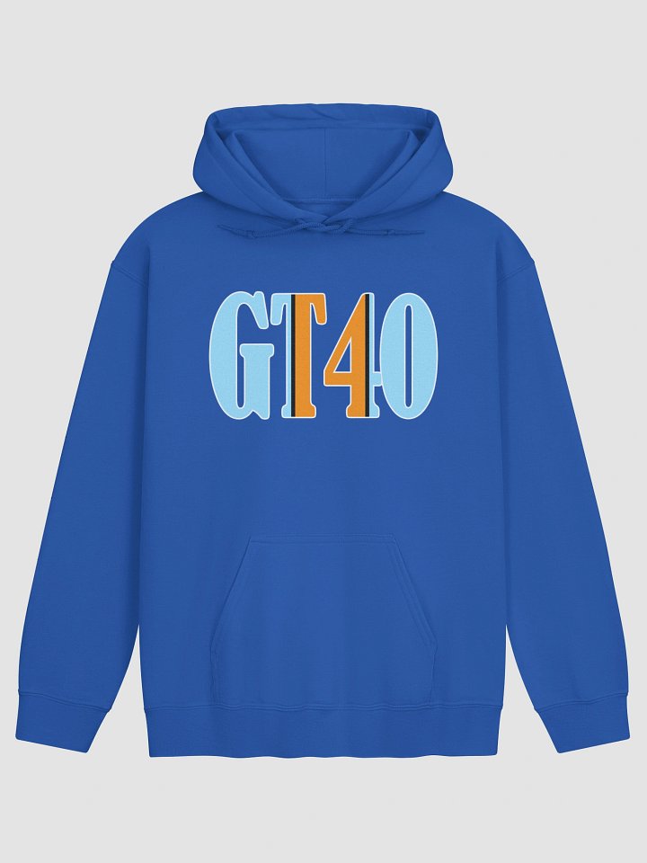 GT40: A Tribute to Racing Legend" – Gulf-Inspired Hoodie product image (1)