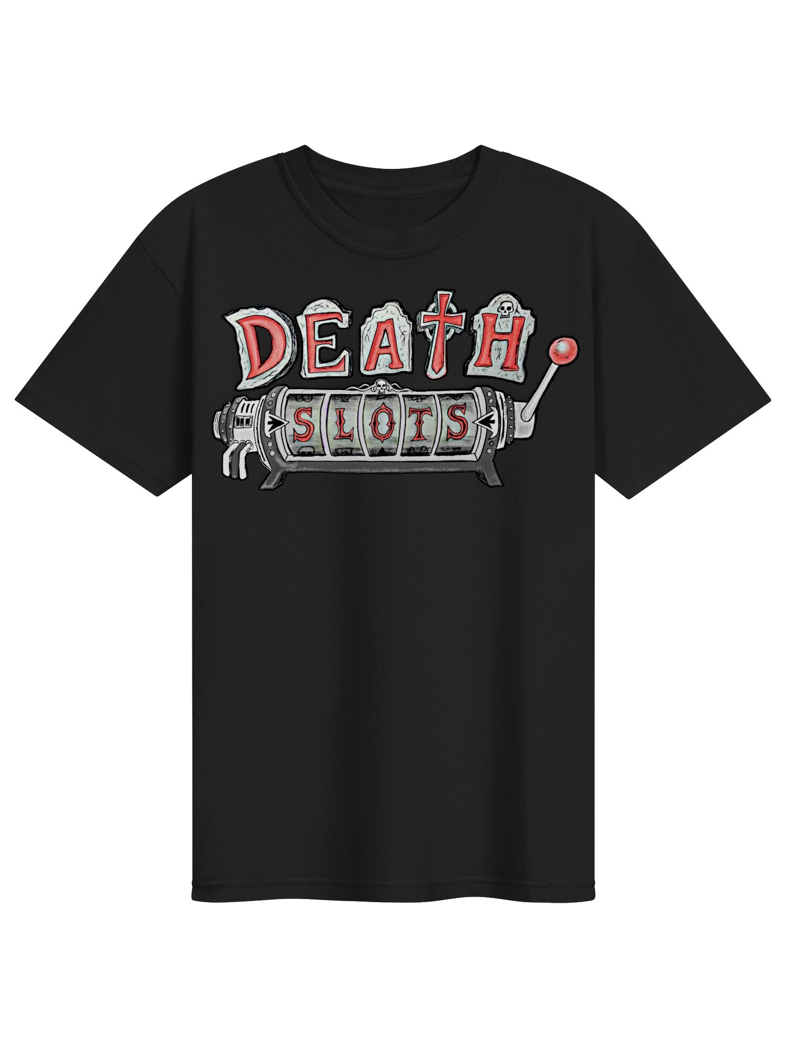 Death Slots Horror Graphic Tee product image (1)