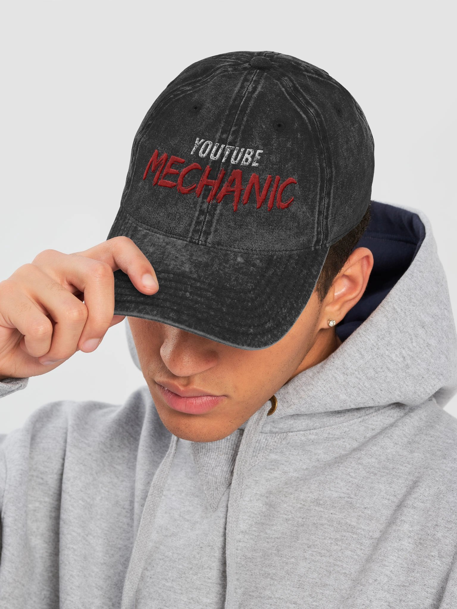 YouTube Mechanic | Otto Vintage Wash Dad Hat product image (7)