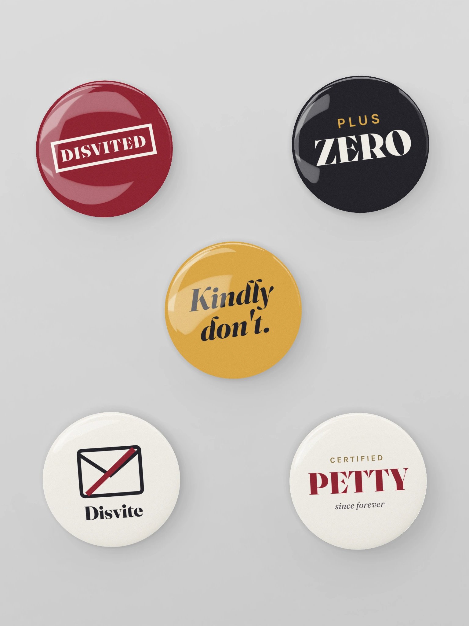 The Petty Pin Set (5 Buttons) product image (2)