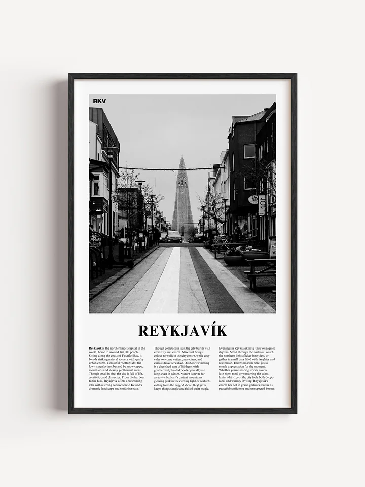 Reykjavik 03 Newspaper Poster product image (1)