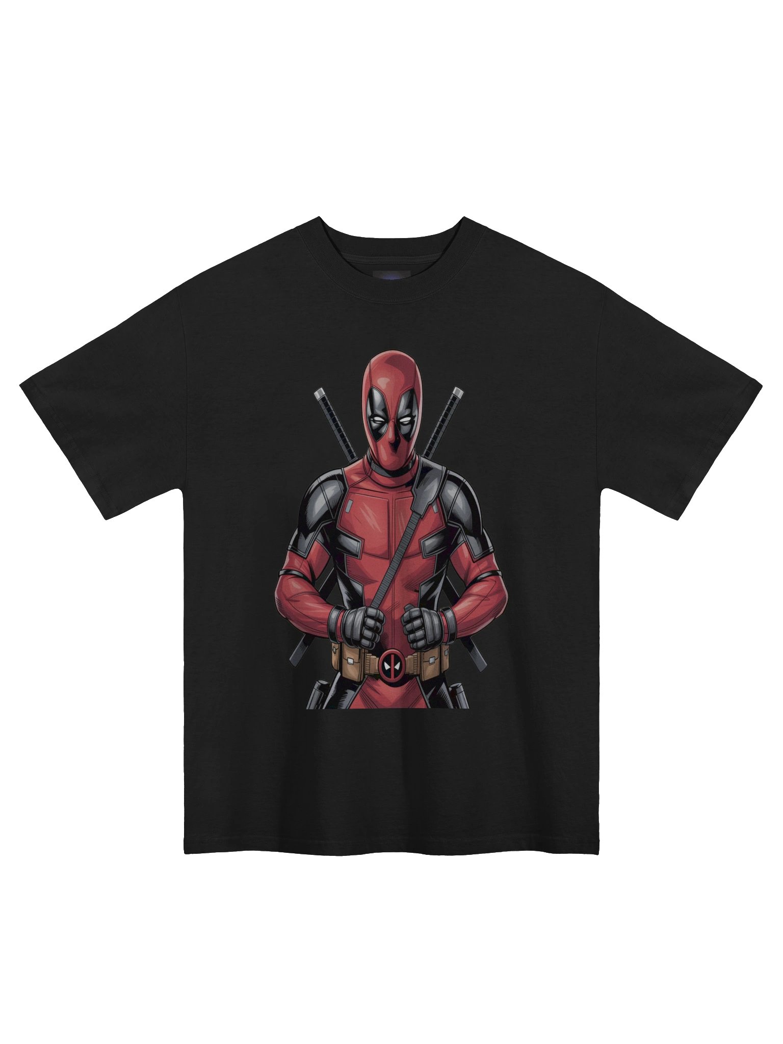 Deadpool Veiled Vendetta Oversized Faded T-Shirt product image (3)