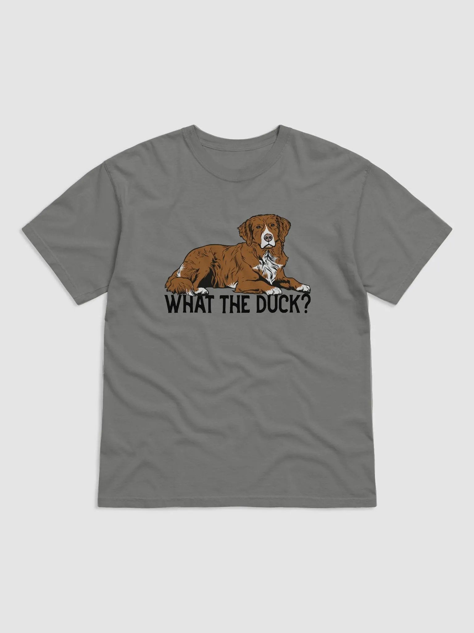 What the Duck? T-Shirt of a Nova Scotia Duck Tolling Retriever | Funny T-Shirt for Toller Owners product image (1)