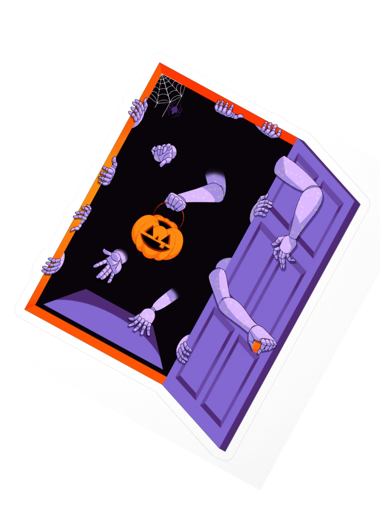 "Porcelain Hands" Trick-or-Treat Sticker product image (5)