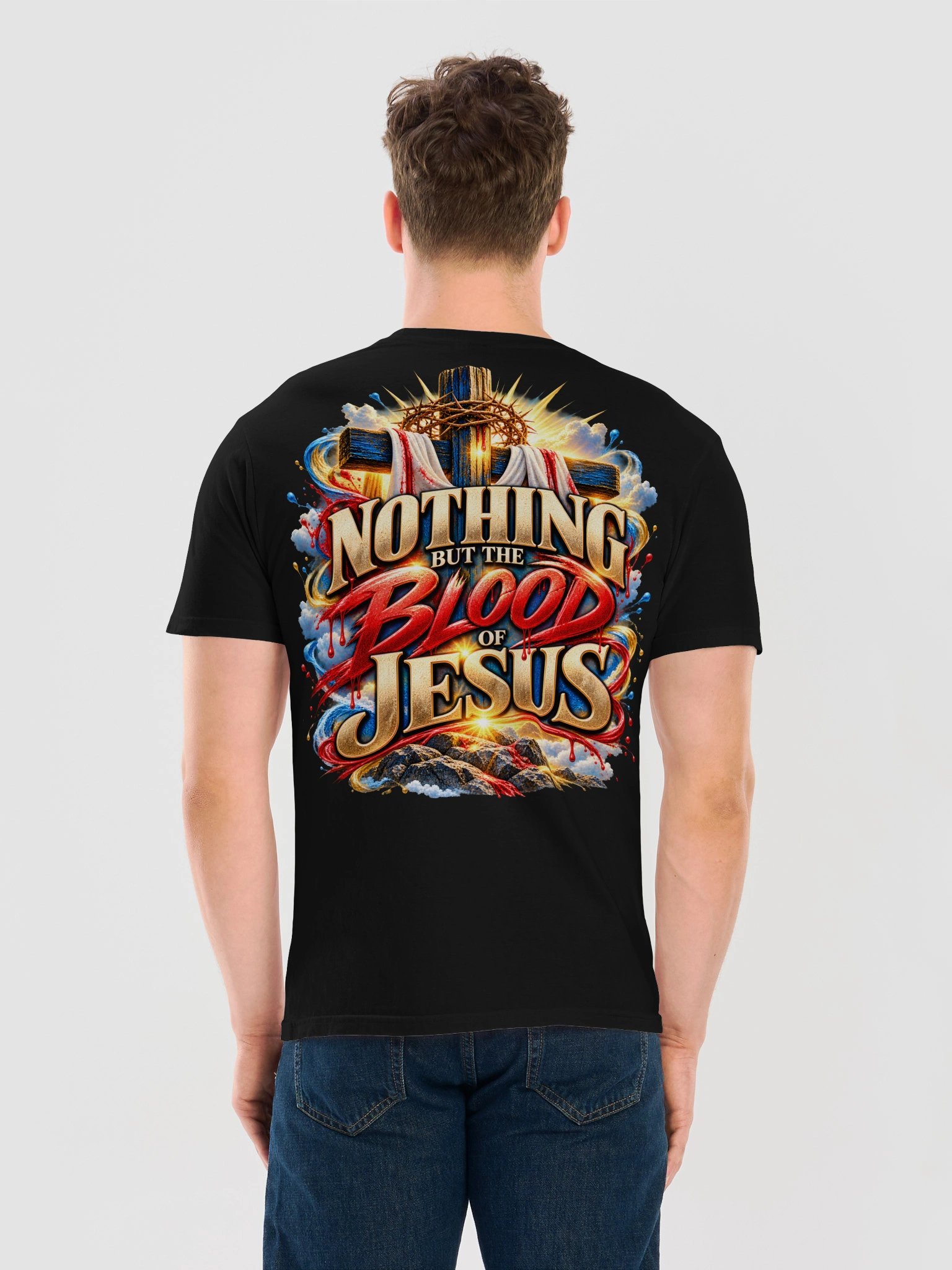 What Can Wash Away My Sins? Cross Graphic Tee product image (12)