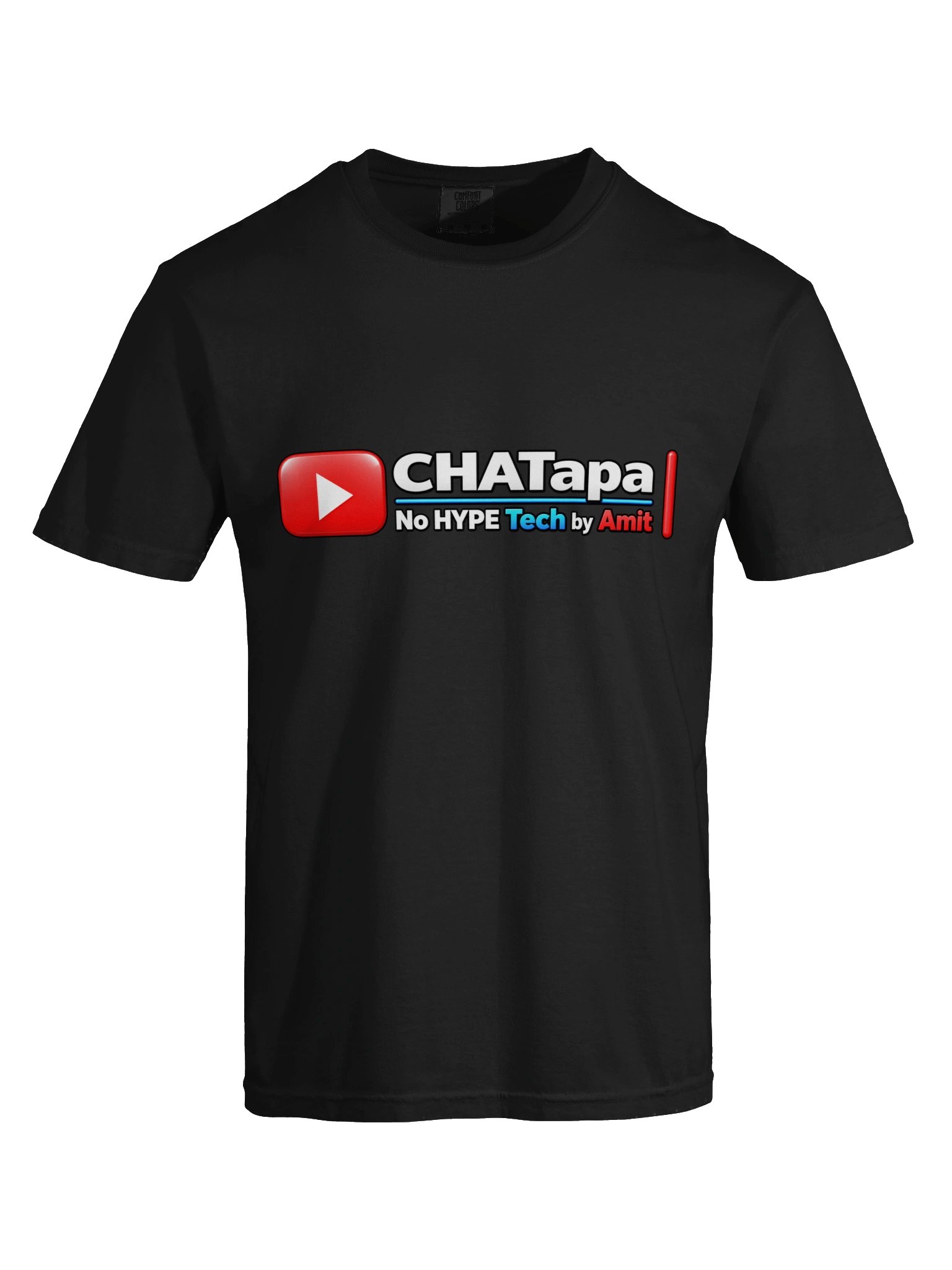 CHATapa No Hype Tech – Classic Logo T-Shirt product image (52)