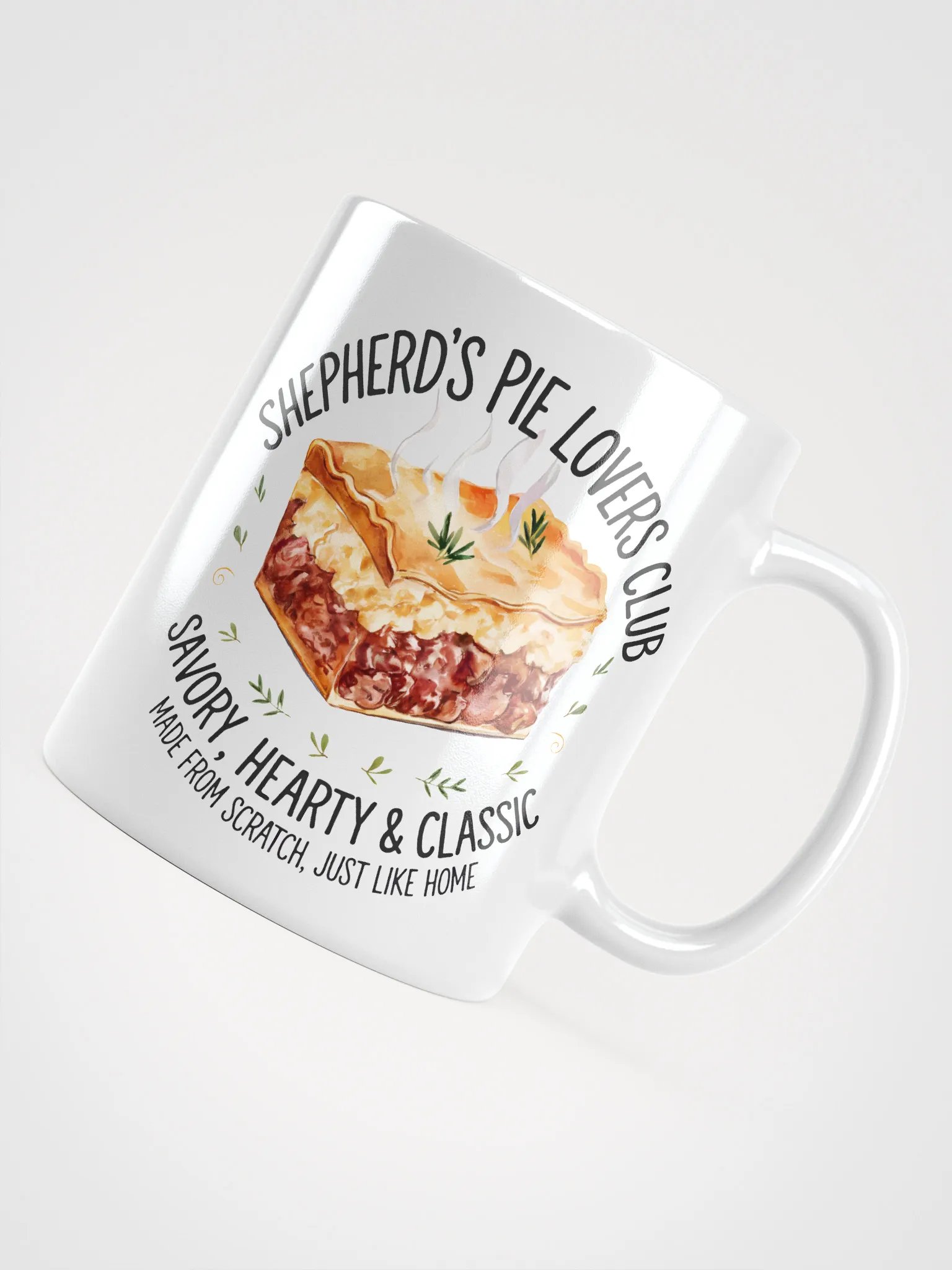 Shepherd's Pie Lovers Club White Glossy Mug product image (12)