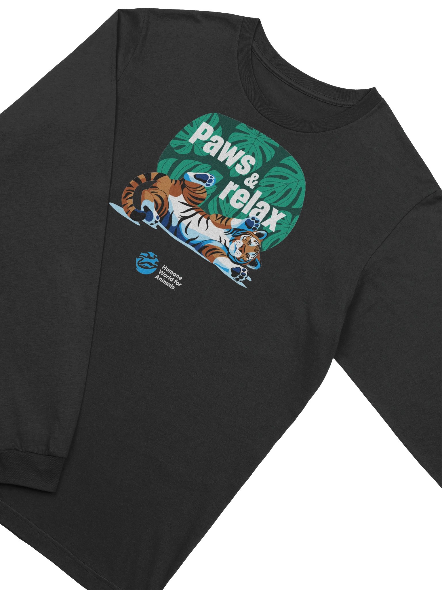 Paws and relax - Long sleeve tee product image (3)