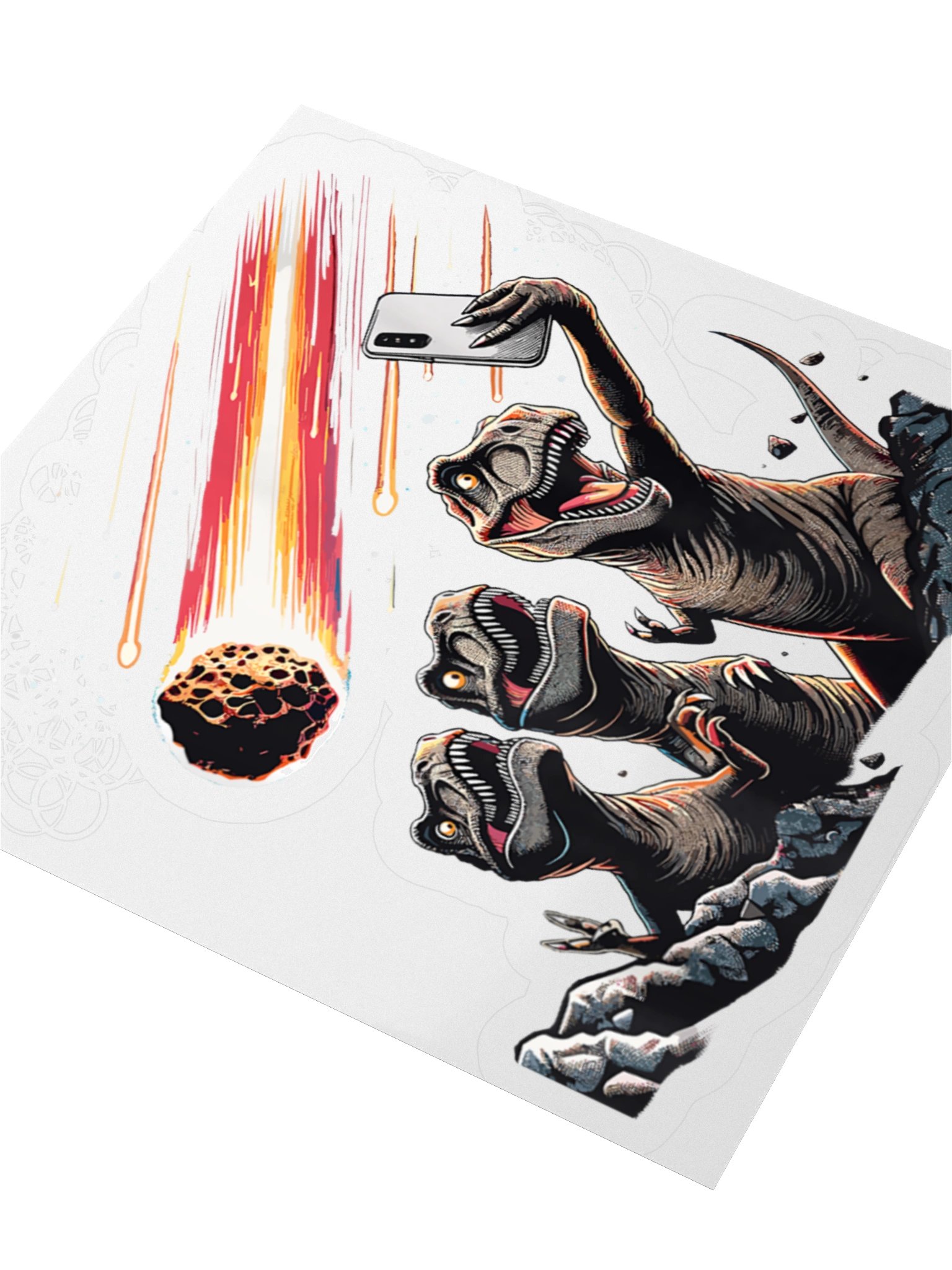 Dinosaur T-Rex Selfie Novelty Sticker product image (6)