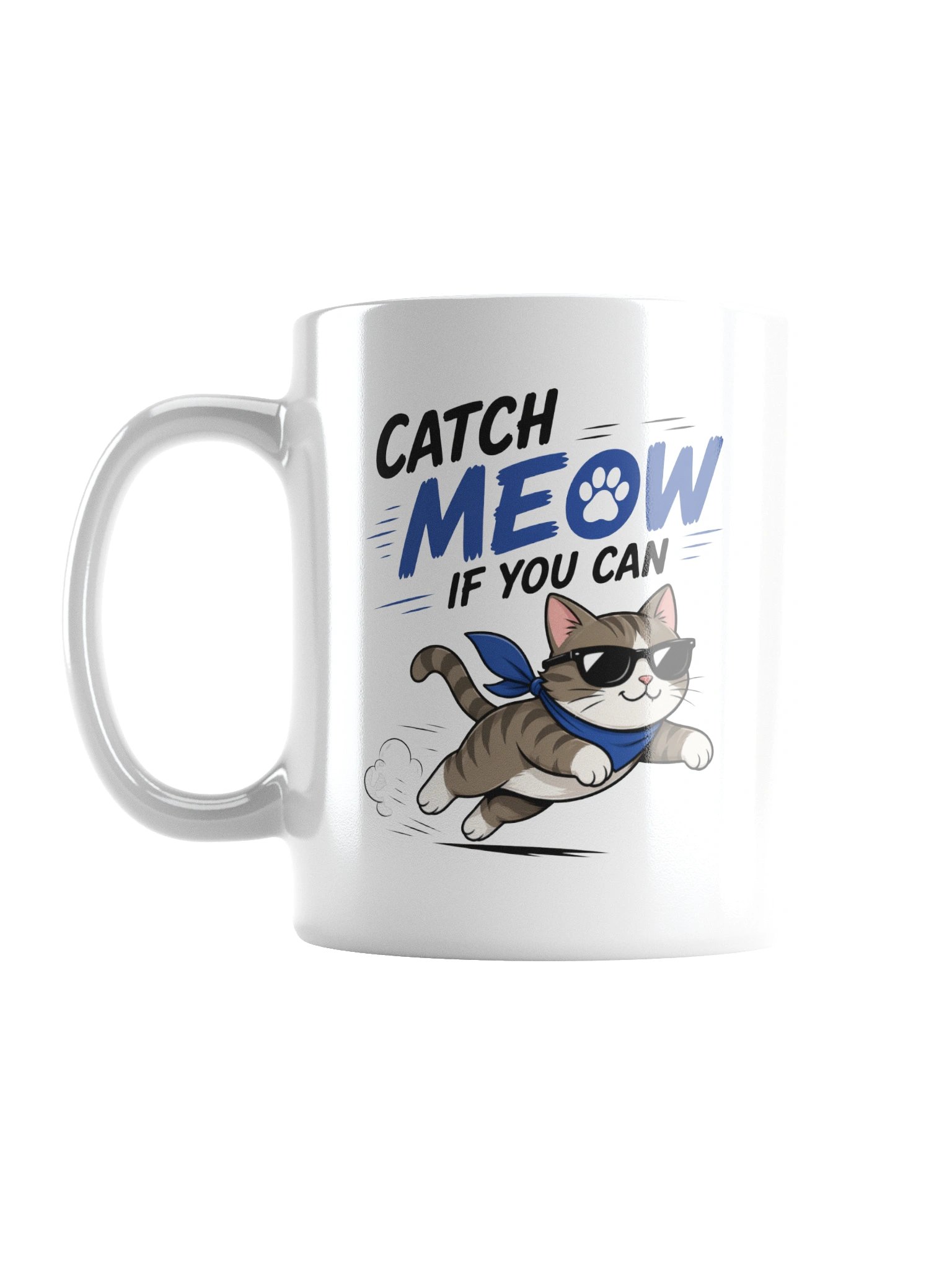 Funny Running Cat Mug product image (1)