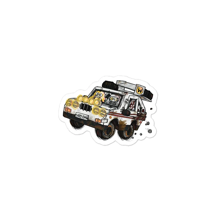 Rally car bumper sticker! product image (2)