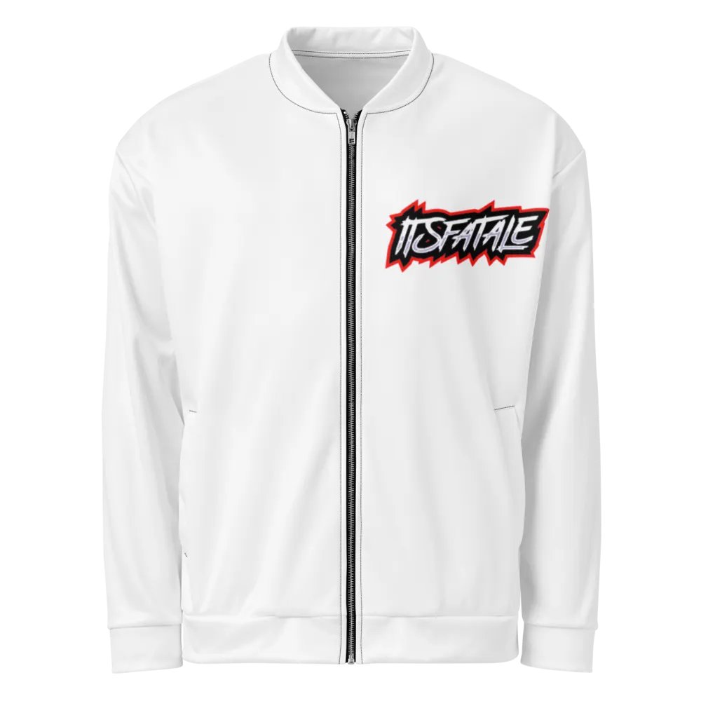 itsFatale Red Outline Bomber Jacket product image (1)