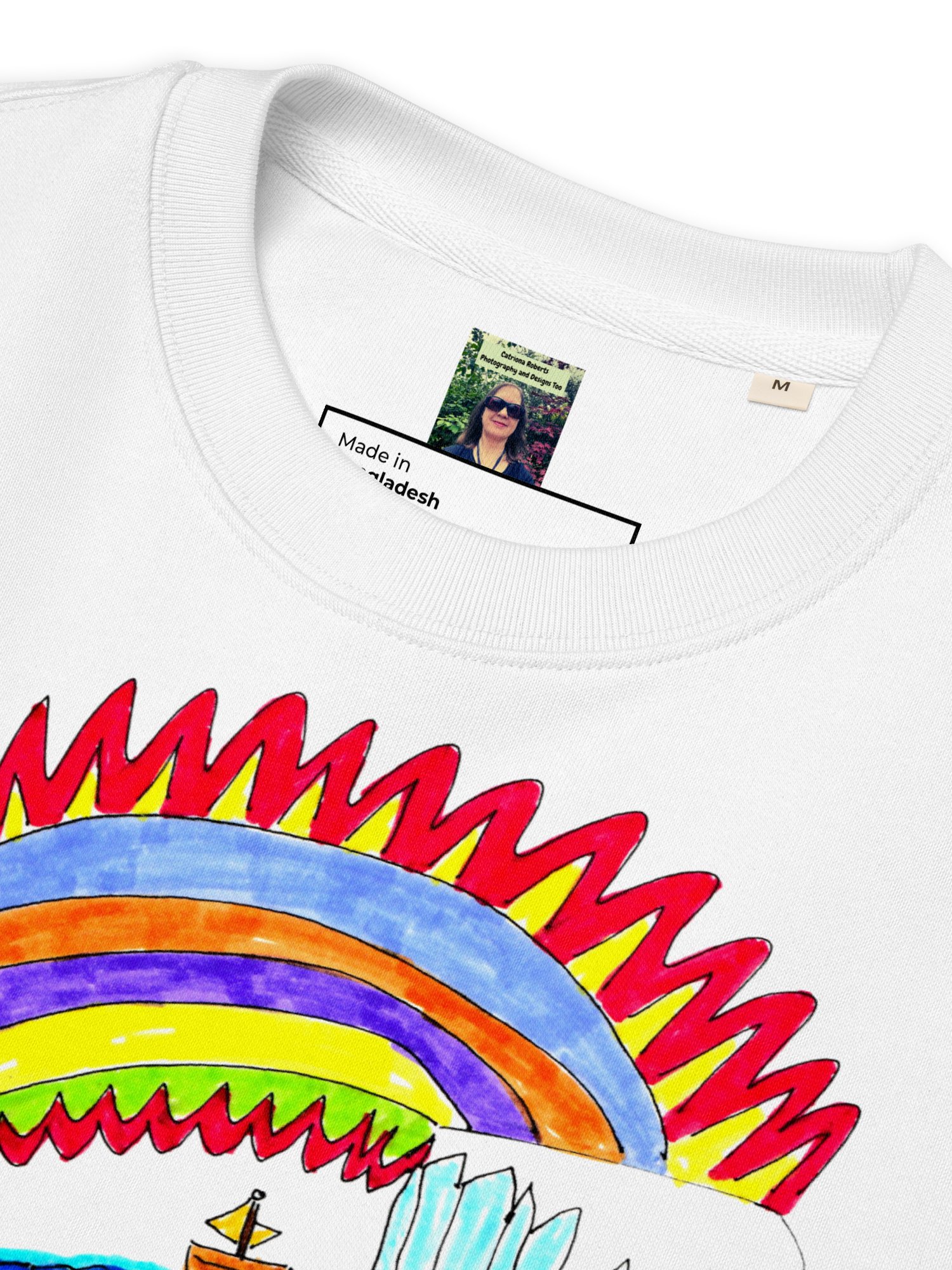 Abstract Lands Beyond Unisex Eco Sweatshirt product image (40)