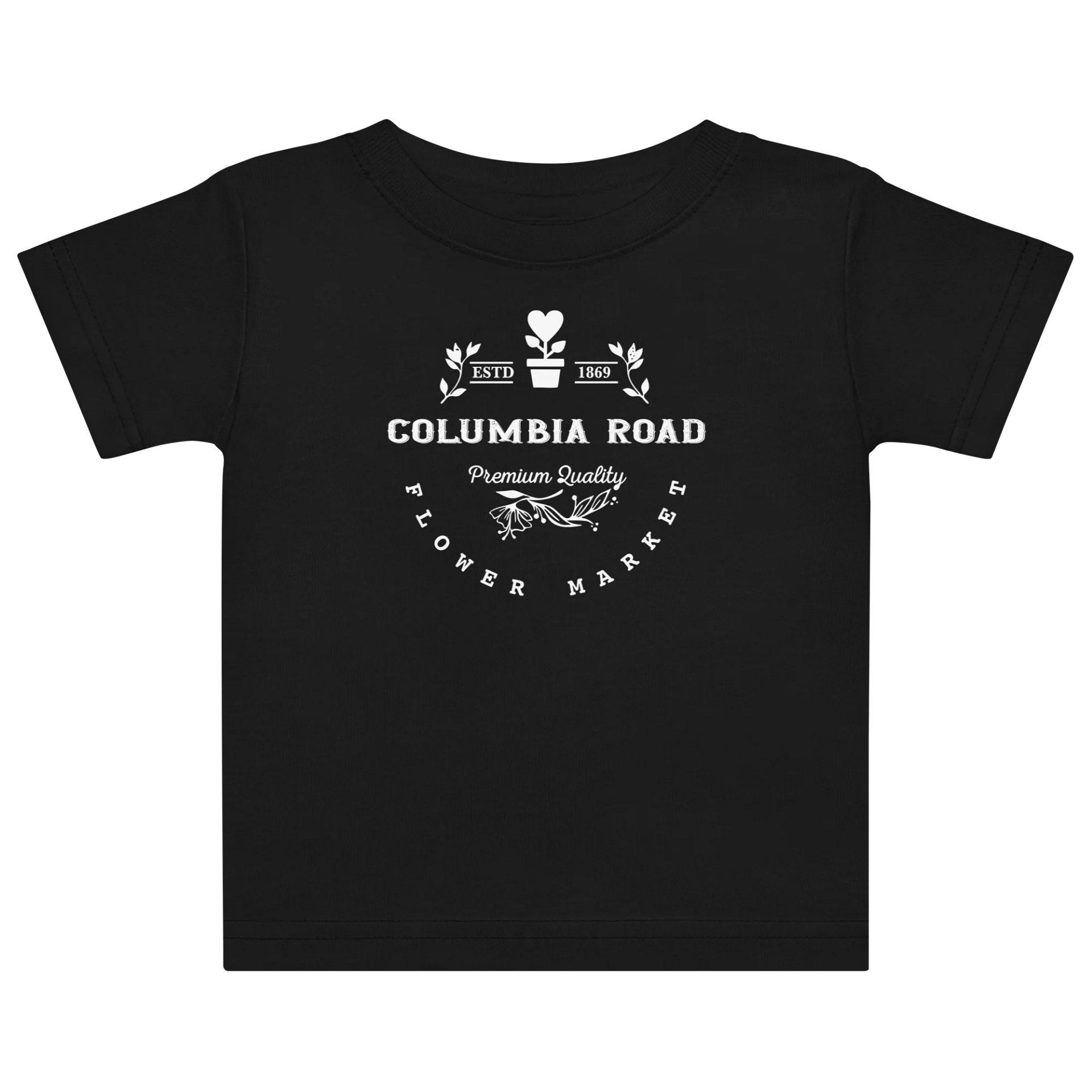 Columbia Road Market Baby T-Shirt (Black) product image (1)