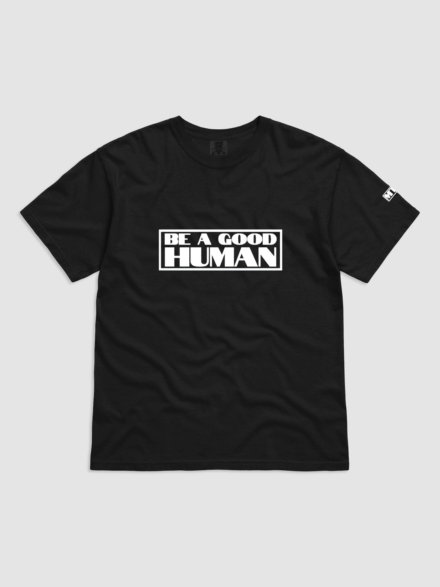 Be a Good Human Block Embroidered Tee product image (1)