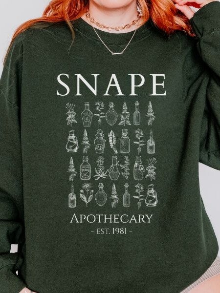 Potion Master's Apothecary Cozy Minimalist Fall Sweatshirt product image (9)
