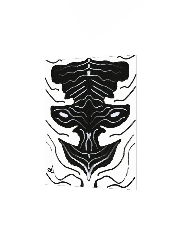 Grinning Darkness Matte Poster Print by Eric Ravenwolf product image (6)
