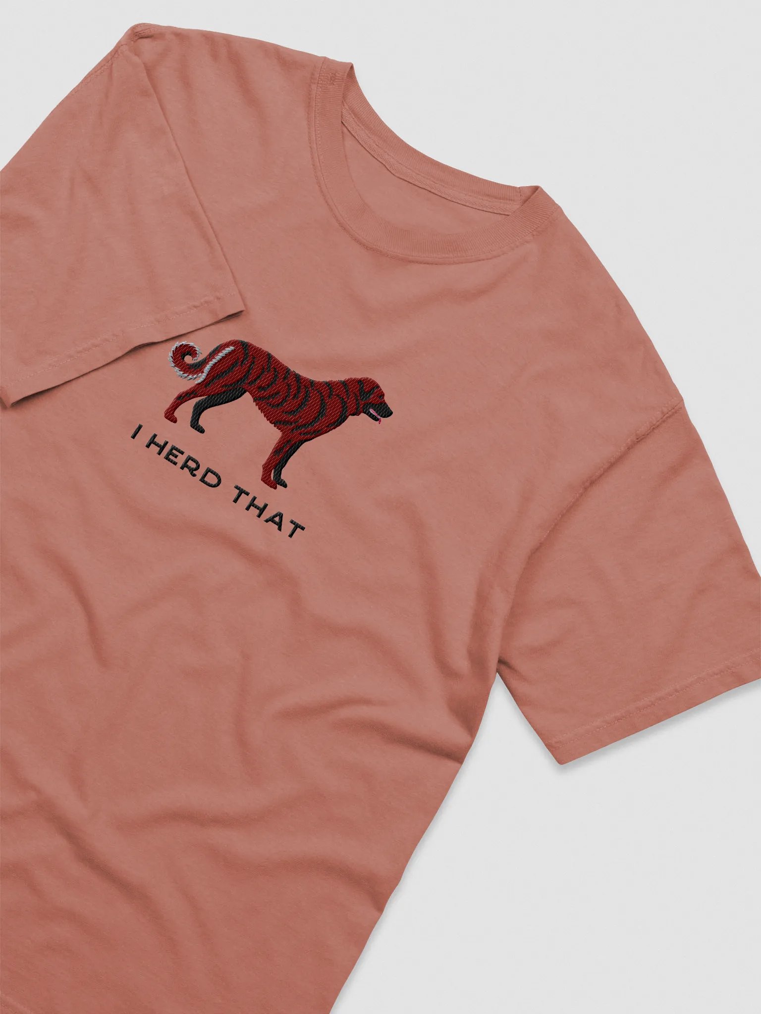 I Herd That T-Shirt(Embroidered) of an Anatolian Shepherd Dog(Red Brindle) product image (6)
