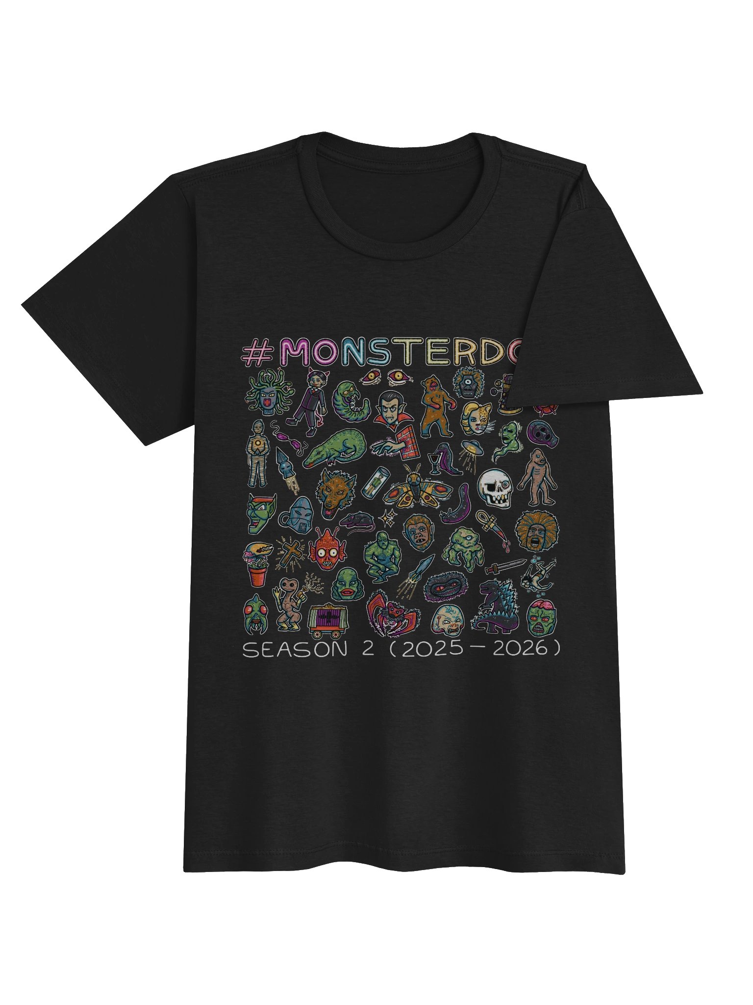 Monsterdon S2 Womens T-Shirt (Dark) product image (4)