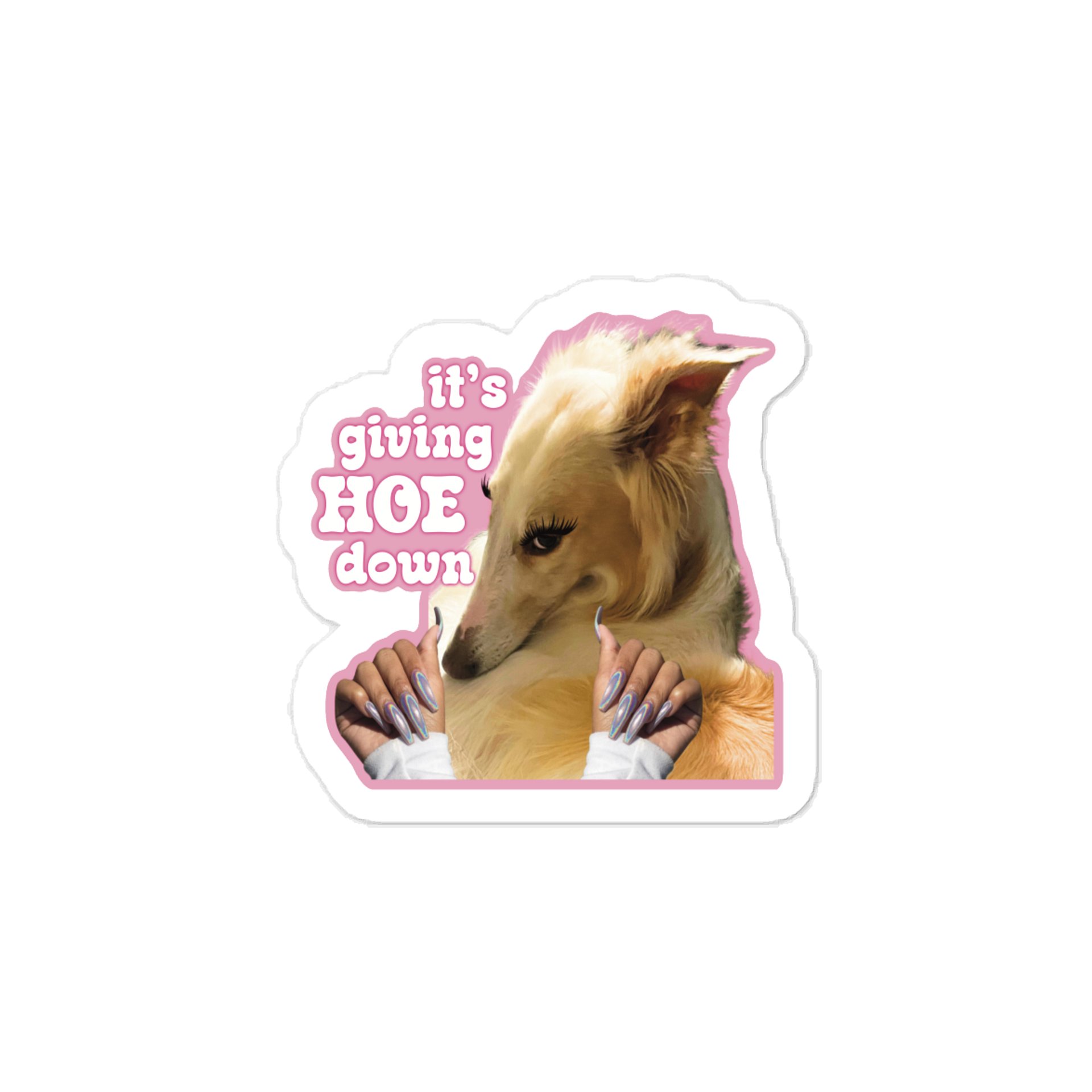 It's Giving HOEdown - Kiss-cut Vinyl Sticker product image (1)