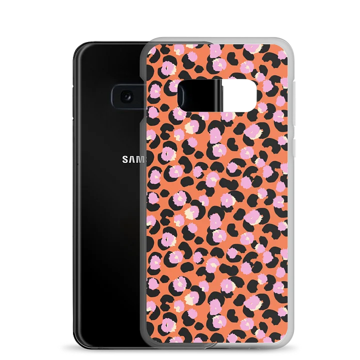 Stylish Bold Leopard Print Clear Case for Samsung Phones product image (24)