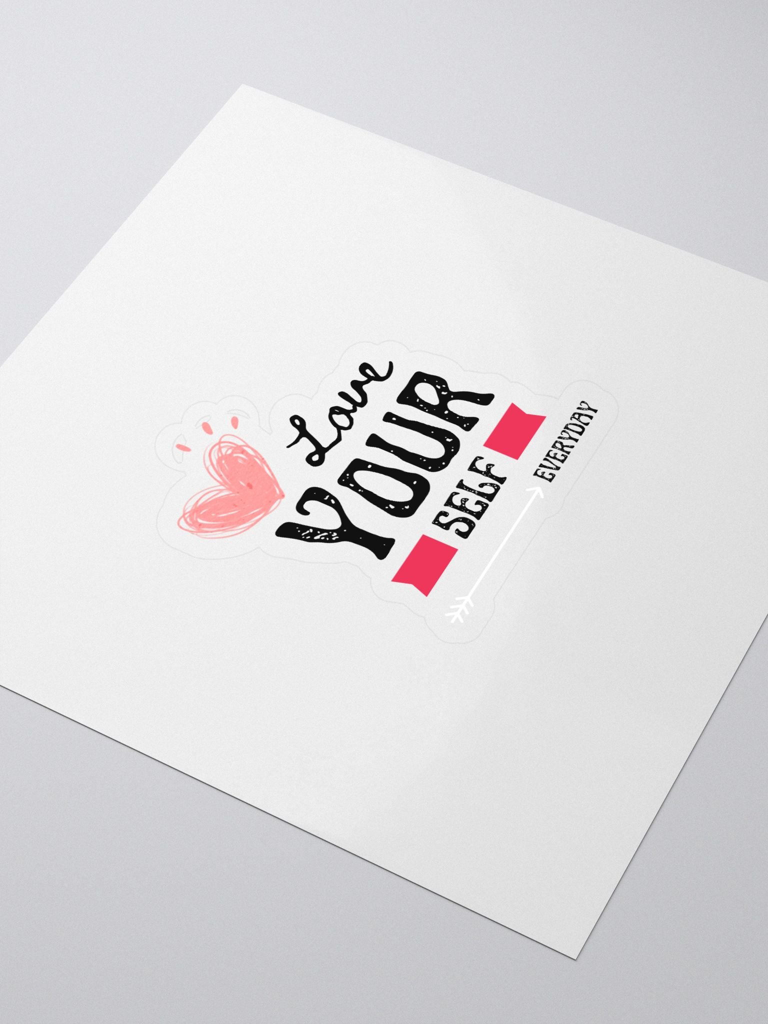 Love Yourself Everyday Sticker product image (3)