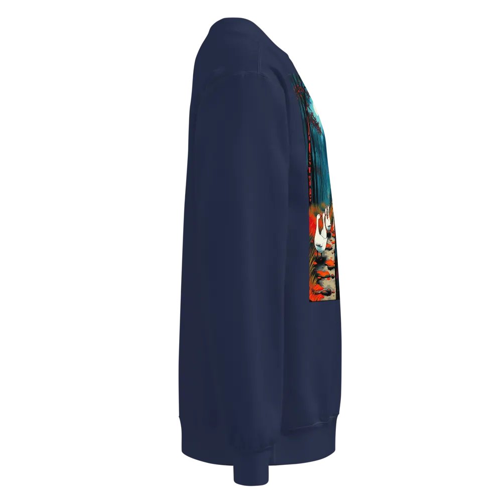 Moonlit Stroll Forest Sweatshirt product image (4)