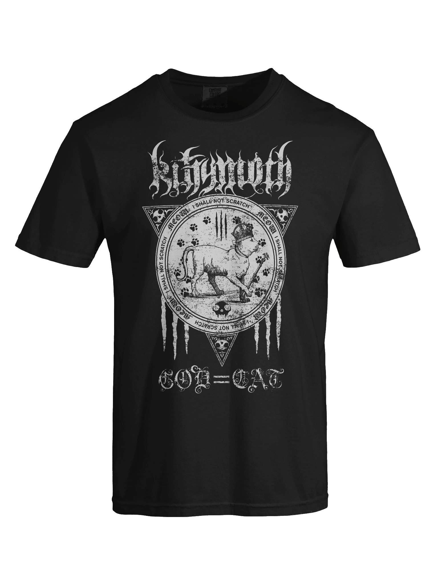 Kittymoth - GOD=CAT - Tee product image (4)