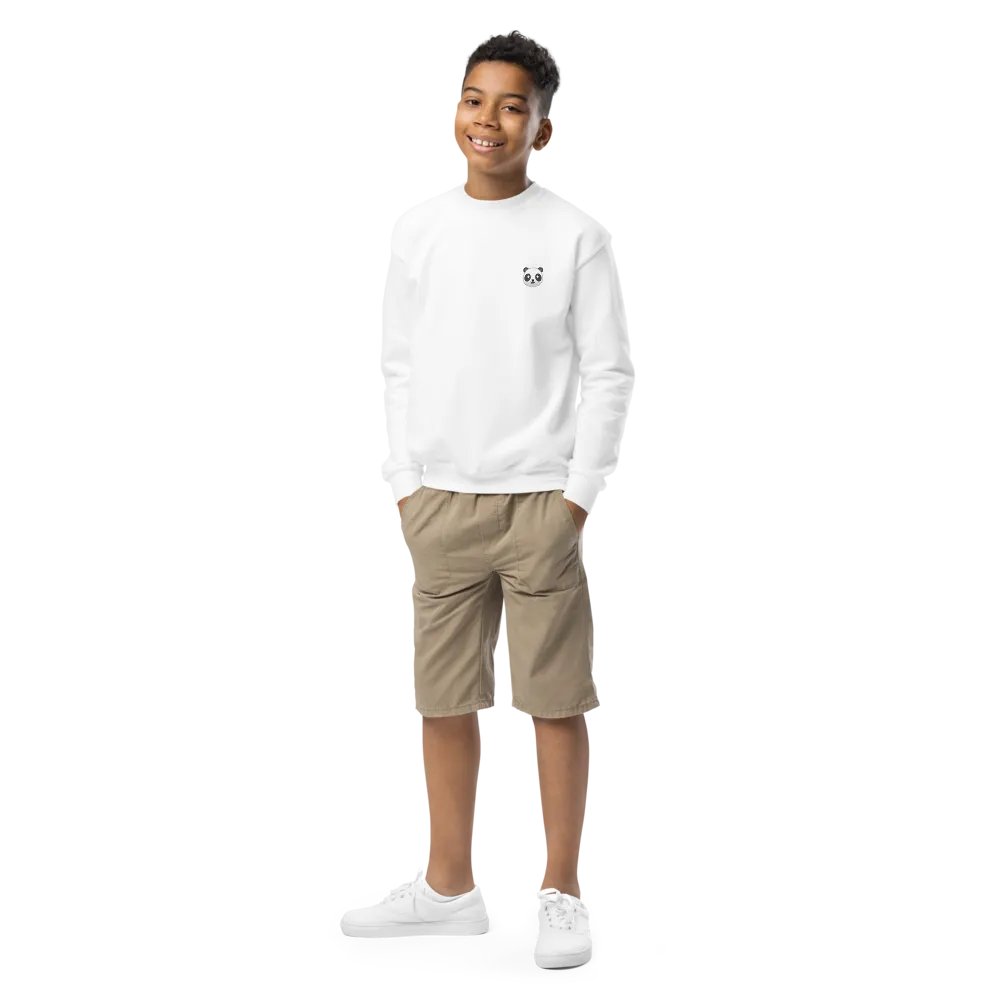 Panda Logo Youth Crew Neck Sweatshirt product image (1)