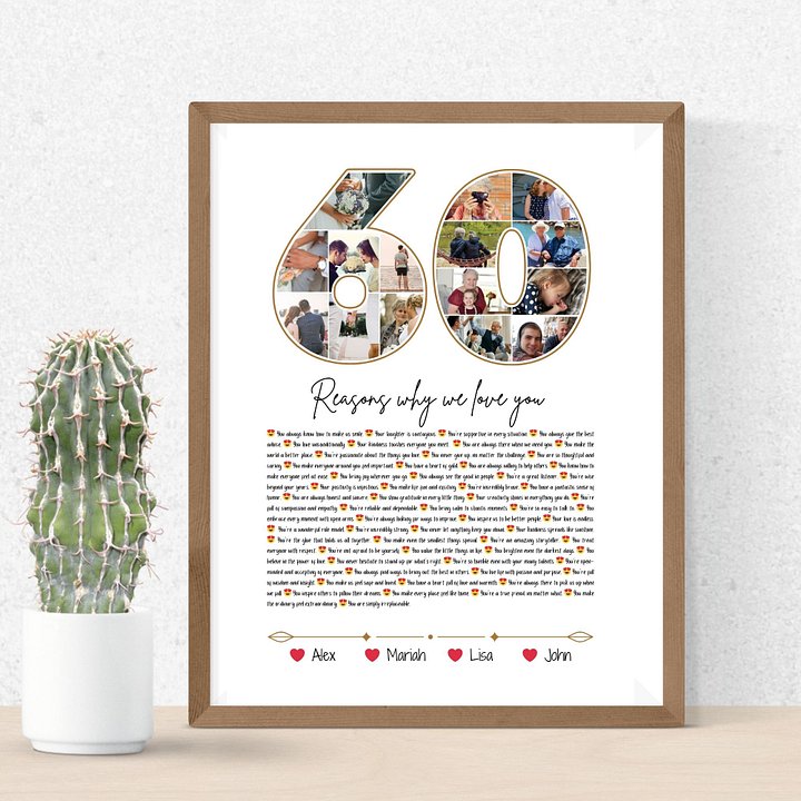 60 Reasons Why We Love You Canva Template product image (2)