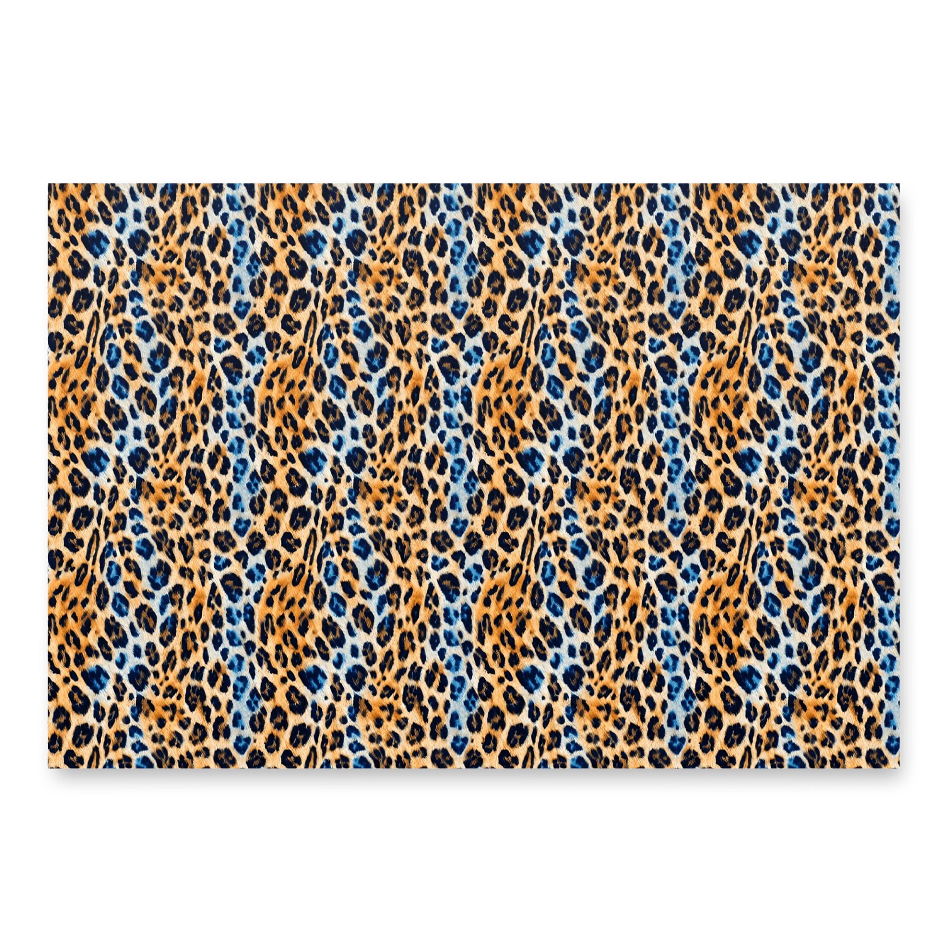 Blue Brown Leopard Paper Sheets product image (1)