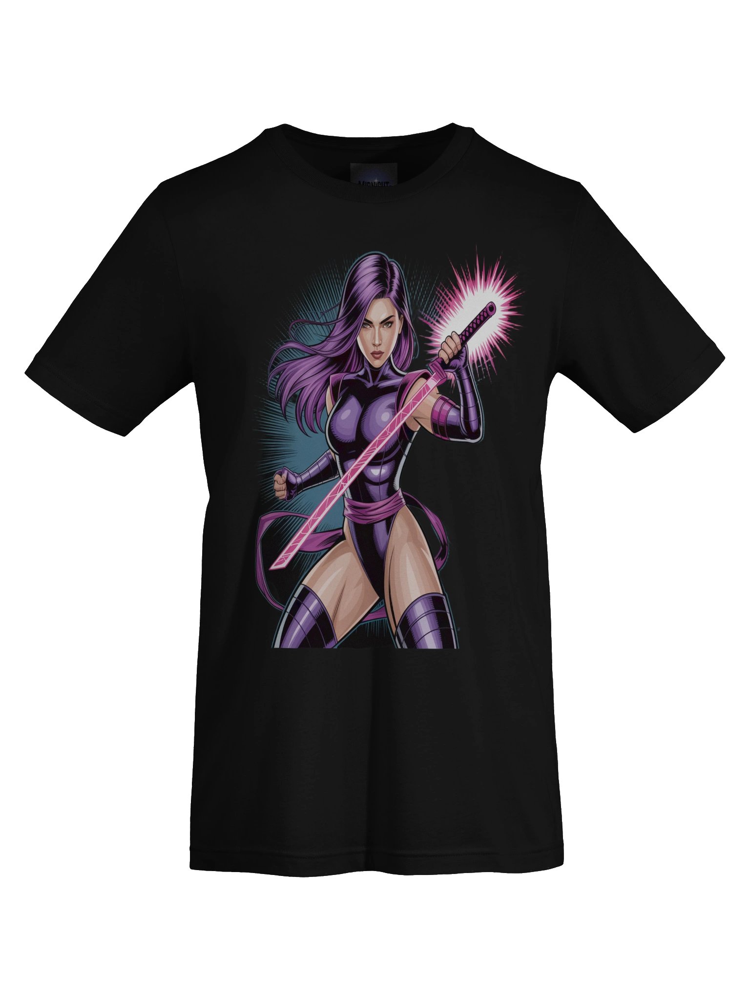 Psylocke Mystic Blade T-Shirt - Exclusive Midnight Veil Designs Unisex Tee product image (1)