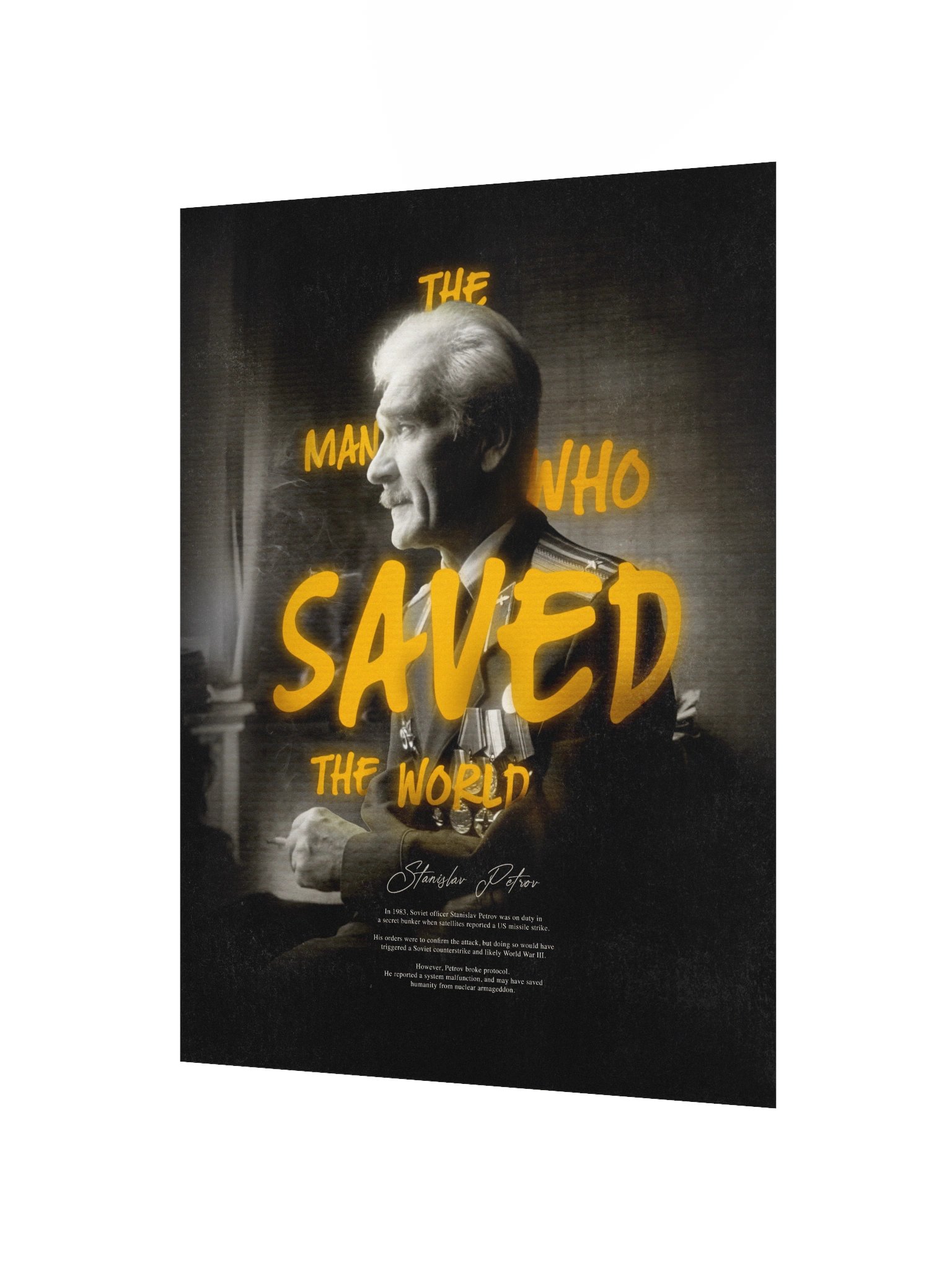 The Man Who Saved The World (Unframed Poster) product image (5)